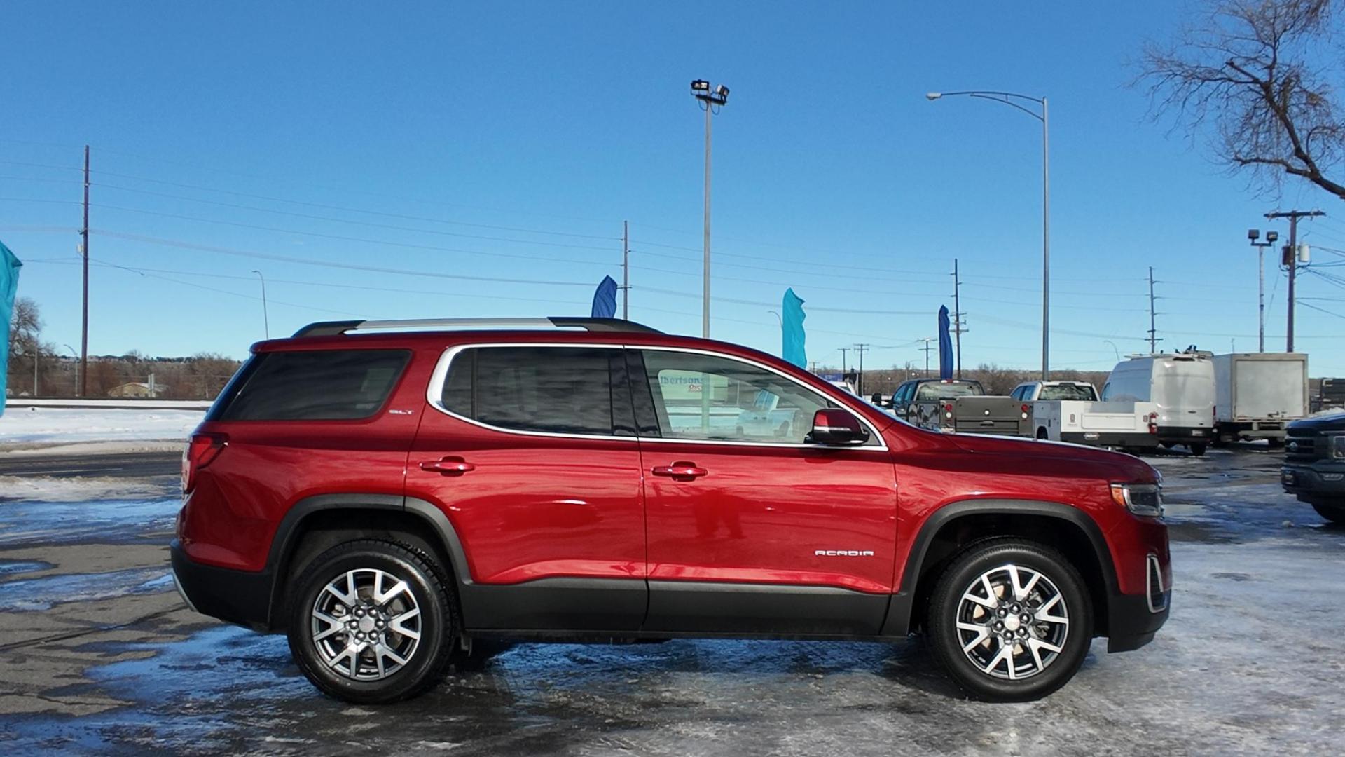 2023 Volcanic Red Tintcoat /Jet Black GMC Acadia SLT AWD (1GKKNUL4XPZ) with an 2.0L L4 DOHC 16V TURBO engine, 9A transmission, located at 4562 State Avenue, Billings, MT, 59101, (406) 896-9833, 45.769516, -108.526772 - 2023 GMC Acadia SLT All Wheel Drive The Acadia is a 1 Owner vehicle. There are no accidents recorded on the history report. The Interior and exterior are clean. The SUV also has the remainder of the factory warranty. The 18 Inch tires are in good shape. it has a 2 Liter Turbo Engine, 9 Speed a - Photo#6