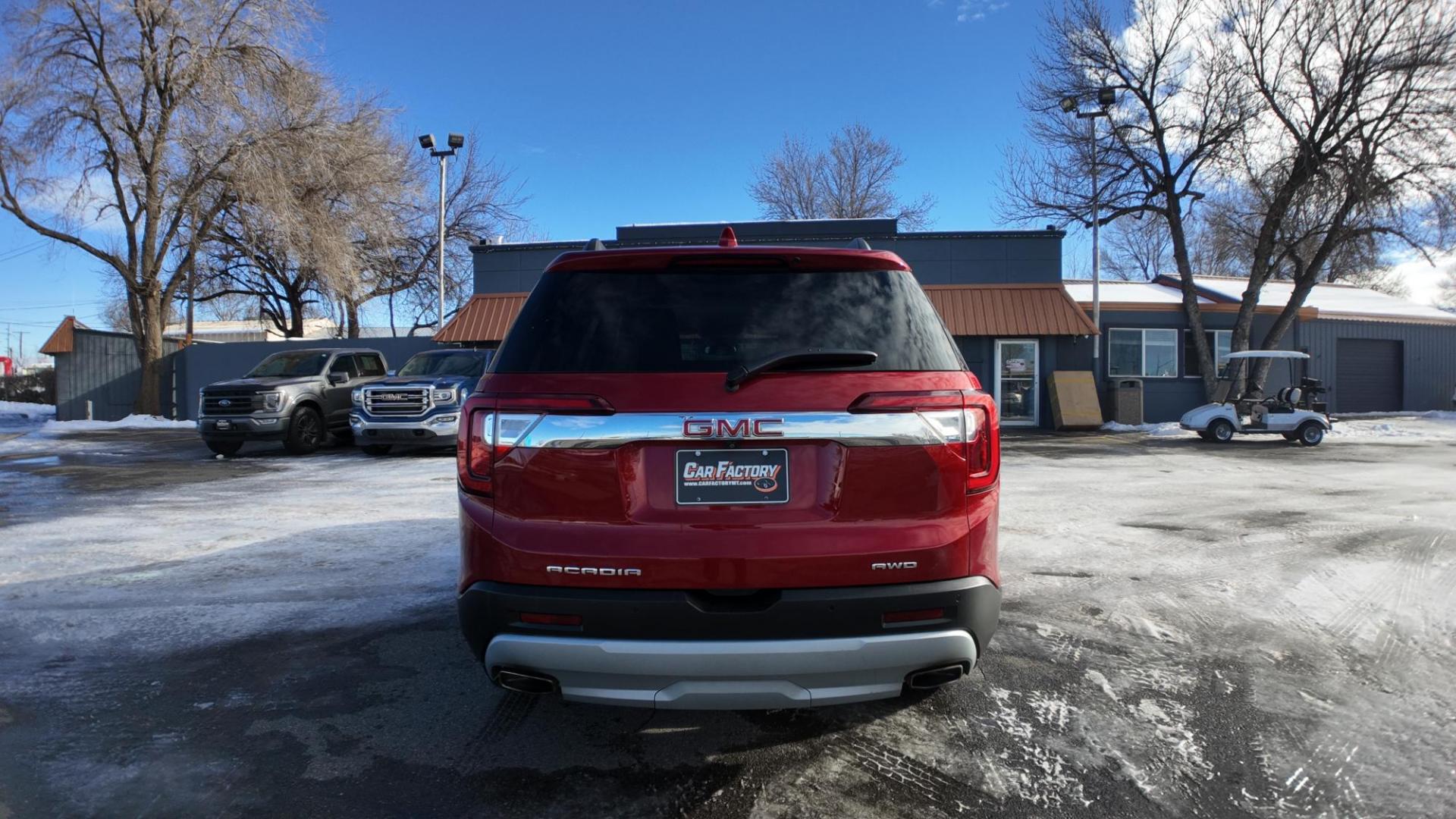 2023 Volcanic Red Tintcoat /Jet Black GMC Acadia SLT AWD (1GKKNUL4XPZ) with an 2.0L L4 DOHC 16V TURBO engine, 9A transmission, located at 4562 State Avenue, Billings, MT, 59101, (406) 896-9833, 45.769516, -108.526772 - 2023 GMC Acadia SLT All Wheel Drive The Acadia is a 1 Owner vehicle. There are no accidents recorded on the history report. The Interior and exterior are clean. The SUV also has the remainder of the factory warranty. The 18 Inch tires are in good shape. it has a 2 Liter Turbo Engine, 9 Speed a - Photo#8