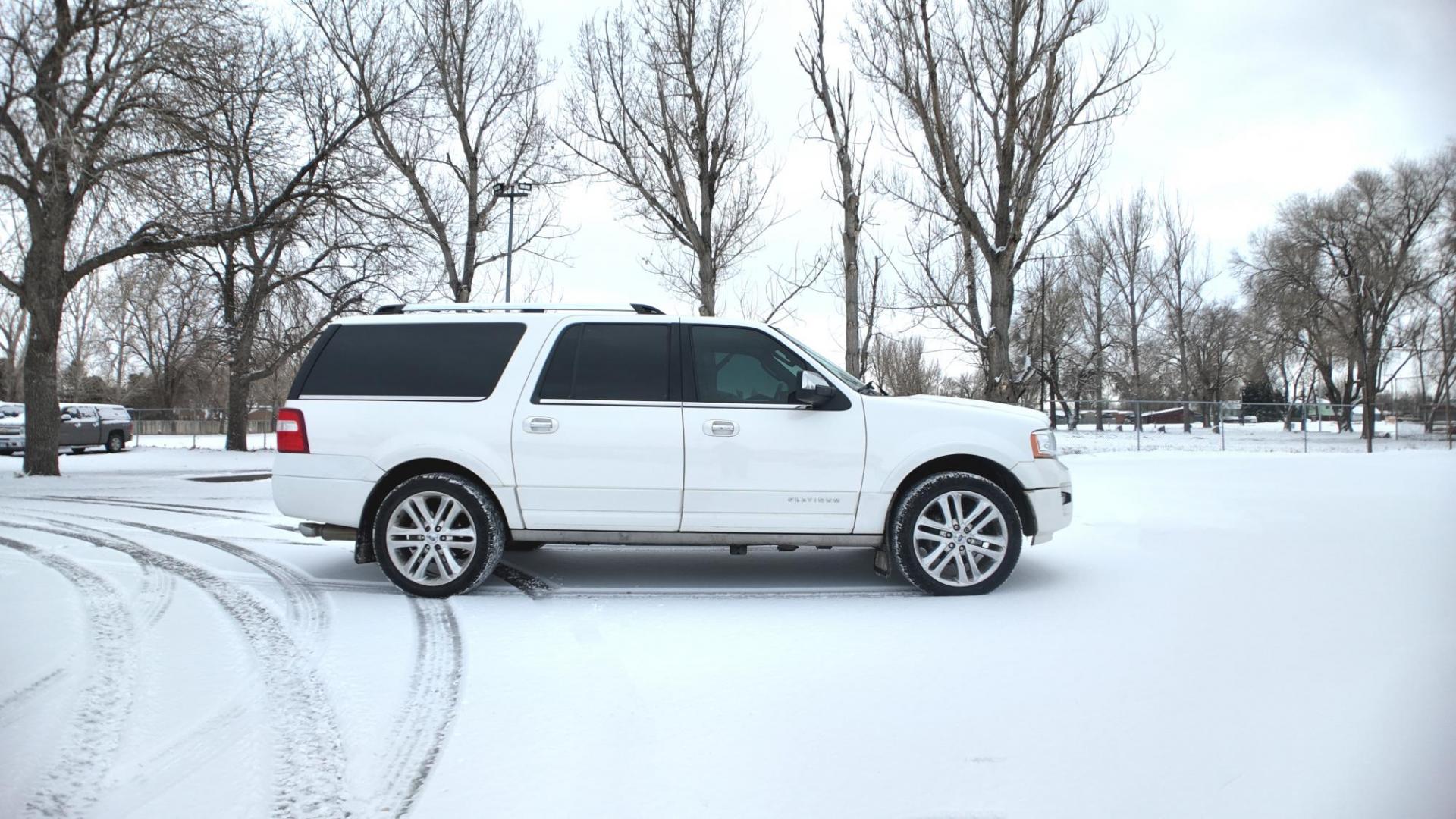 2016 White Platinum Metallic /Black Ford Expedition EL Platinum 4WD (1FMJK1MT1GE) with an 3.5L V6 DOHC 24V FFV engine, 6-Speed Automatic transmission, located at 4562 State Avenue, Billings, MT, 59101, (406) 896-9833, 45.769516, -108.526772 - 2016 Ford Expedition EL( Extended Length) 4x4 Platinum This Ford has no accidents recorded on the history report. The Interior and exterior are clean. the SUV runs and drives well. The 22 Inch tires are in good shape. It has a 3 point 5 Liter Ecoboost V6, 6 speed automatic transmission, 3 73 - Photo#8